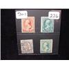 Image 1 : Scott # 210-3 Early Used U.S. Regular I