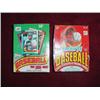Image 1 : 1990 Topps & 1991 Fleer Wax Pack Baseba