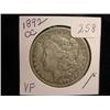Image 1 : 1892-CC Morgan Silver Dollar  VF  (Clea
