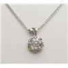 Image 1 : Diamond pendant .25Ct buttercup setting