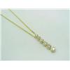 Image 1 : Diamond pendant six bezel set round dia