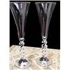 Image 1 : Champagne crystal flutes for the yr 200