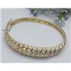 Image 1 : Diamond bangle bracelet approx 4.50Ctw 
