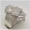 Image 1 : Diamond ring 2.40Ctw round and baguette
