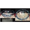 Image 1 : Signed crystal bowl measuring 10 1/2 a