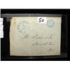 Image 1 : 1845 Stampless Cover  CDS Blue Philadel