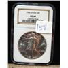 Image 1 : 1986 Silver American Eagle NGC MS69