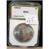 Image 1 : 1890-S Morgan Silver Dollar PCI MS64