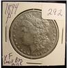 Image 1 : 1894 Morgan Silver Dollar  VF  (Small R
