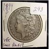 Image 1 : 1894 Morgan Silver Dollar  VG  (Small R