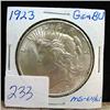 Image 1 : 1923 Peace Silver Dollar BU