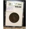 Image 1 : 1838 Large Cent ANACS AU50
