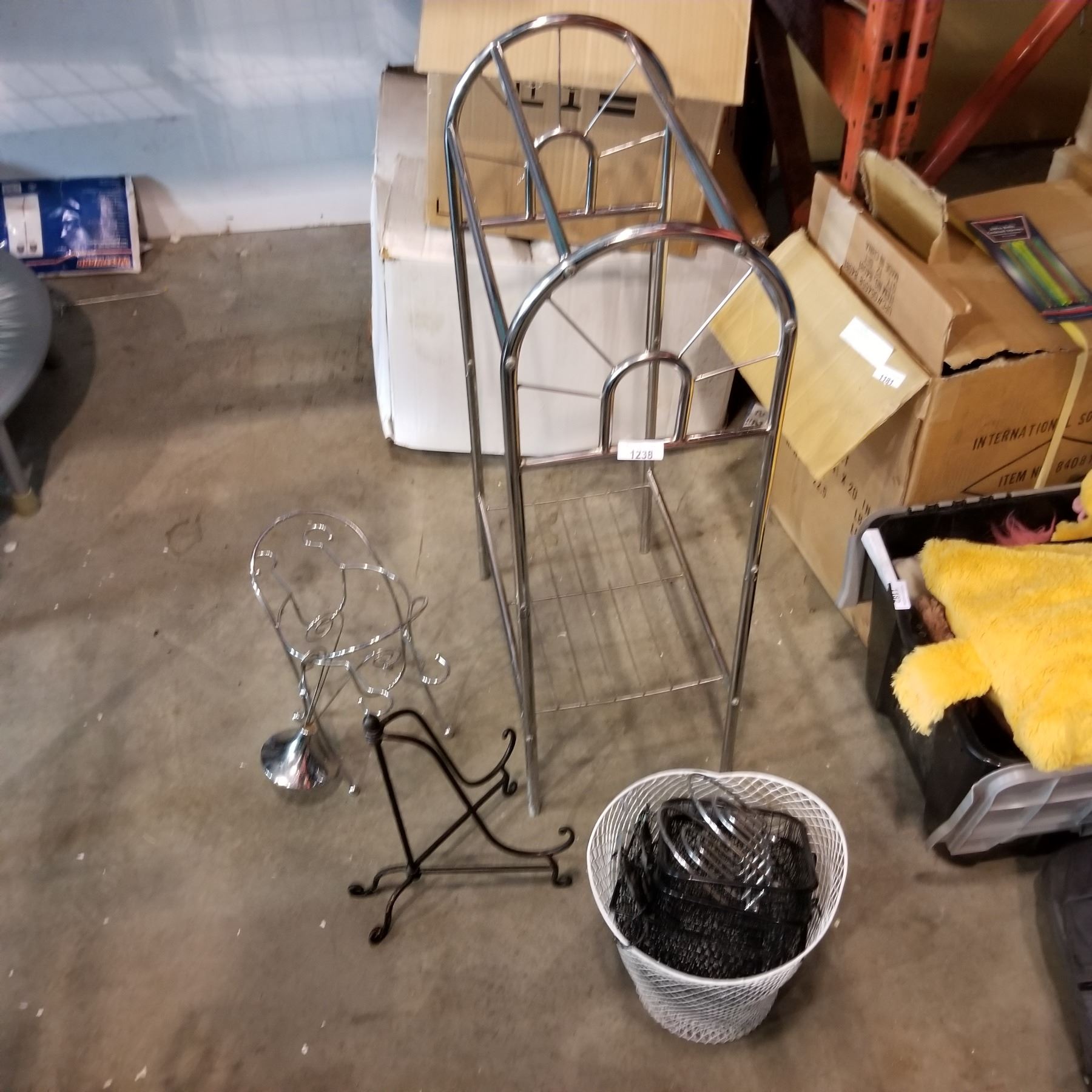 WIRE RACK, BASKETS AND STANDS - Big Valley Auction