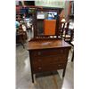 Image 1 : VINTAGE FIR 3 DRAWER DRESSER W/ MIRROR