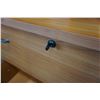 Image 3 : 2 DRAWER MAPLE OFFICE CABINET W/ HUTCH TOP