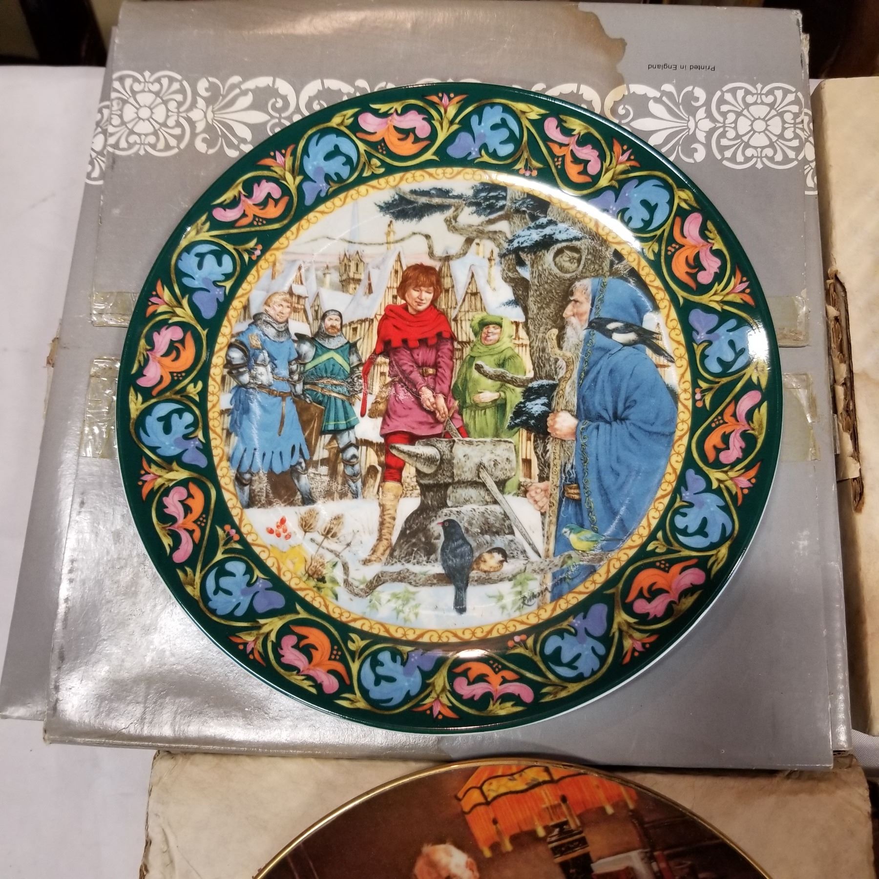6 COLLECTOR PLATES BRADFORD EXCHANGE Big Valley Auction 6-collector-plates-bradford-exchange-big-valley-auction