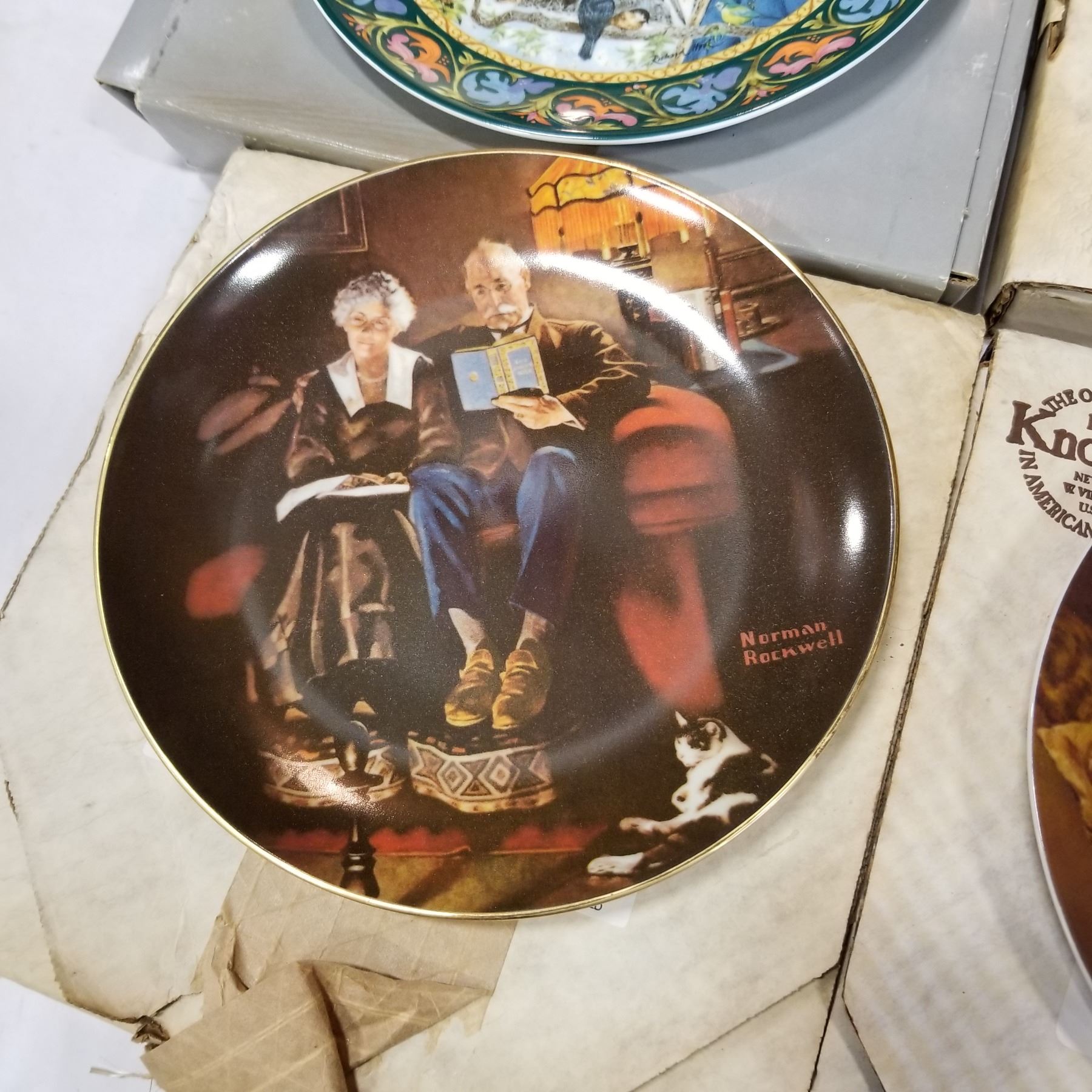 6 COLLECTOR PLATES BRADFORD EXCHANGE Big Valley Auction 6-collector-plates-bradford-exchange-big-valley-auction