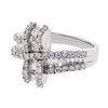 Image 1 : 1.29 CTW Diamond Ring 18K White Gold - REF-134H5M