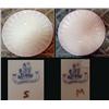 Image 1 : Pair Belleek Neptune Plates 6 1/4 acro