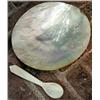 Image 1 : White Mother of Pearl Caviar dish with 