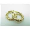 Image 1 : Hoop earrings 14kt yellow gold 1.9gr