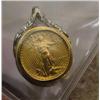 Image 1 : 1/10oz gold american eagle in a single 