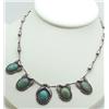 Image 1 : Turquoise necklace sterling silver