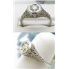 Image 1 : Antique ring filigree with diamond appr
