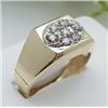 Image 1 : Man's diamond ring approx .30ctw 14kt y