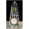 Image 1 : Waterford Obelisk clock with original b