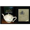 Image 1 : Belleek Harp Teapot Eight Mark, Purple 