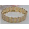 Image 1 : Bracelet 14kt tri-color 24.9gr 16mm wid