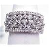 Image 1 : Ring 14kt white gold ring with 2.0ctw o