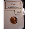 Image 1 : 1932 Lincoln Cent  NGC  MS 63 RD