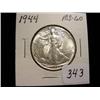 Image 1 : 1944 Walking Liberty Half Dollar  MS 60