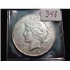 Image 1 : 1928 Peace Silver Dollar XF-45  Wiped