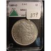 Image 1 : 1889-O Morgan Silver Dollar  CRC  MSS 6