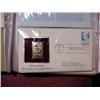 Image 1 : (18) Golden Replica Stamps on First Day