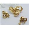 Image 1 : Brooch and earrings (non pierced) knott
