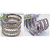 Image 1 : Cuff bracelet sterling silver 98gr 2.25