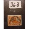 Image 1 : Scott #4 Canada 3 Pence Stamp w/ 3 Full