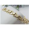 Image 1 : Ladys bracelet fancy flat link 14kt ye