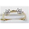 Image 1 : Ladys diamond wrap ring .25Ctw 14kt ye