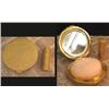 Image 1 : 18k gold compact with matching lipstick