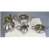 Image 1 : Monogrammed silver plate tea service