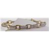 Image 1 : Diamond bracelet 3.28Ctw channel set 14