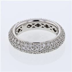 1.75 CTW Diamond Ring 18K White Gold - REF-159M3F