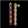 Image 2 : 15.74 ctw Citrine & Diamond Bracelet 14K Rose Gold