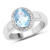 Image 1 : 0.50 ctw Intense Yellow Diamond Ring 10K White Gold