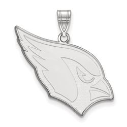 Sterling Silver Arizona Cardinals Large Pendant